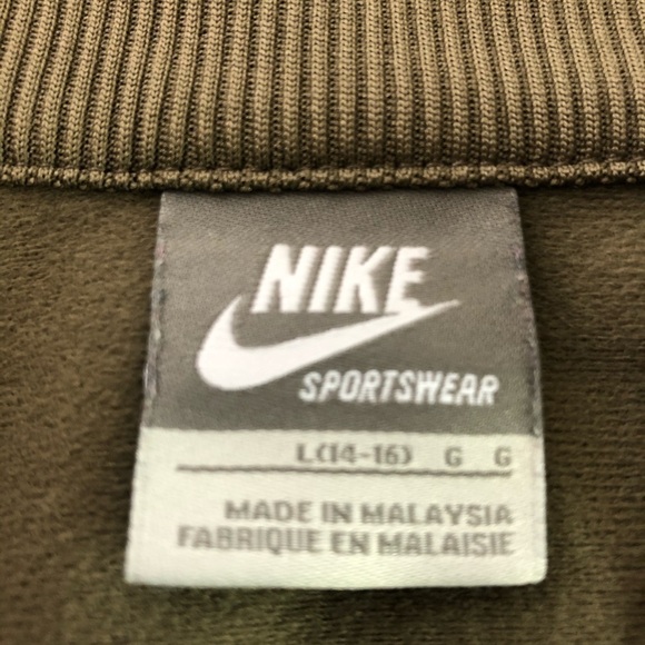 NIKE Full Zip Jacket Brown Vintage - Picture 11 of 11